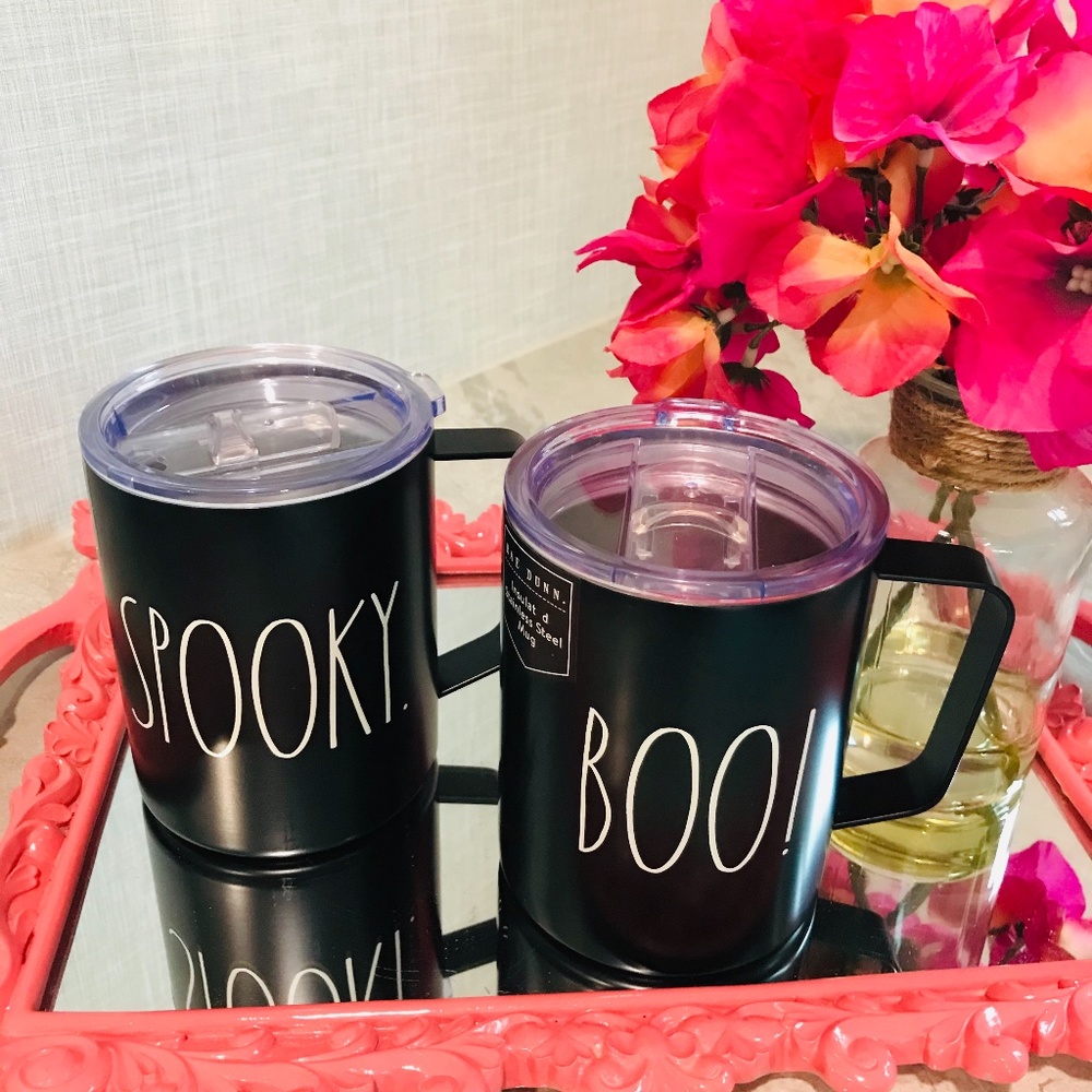 SOLD⬇️🆕Rae Dunn Insulated Halloween Mugs(2)-NWT - Picture 2 of 11